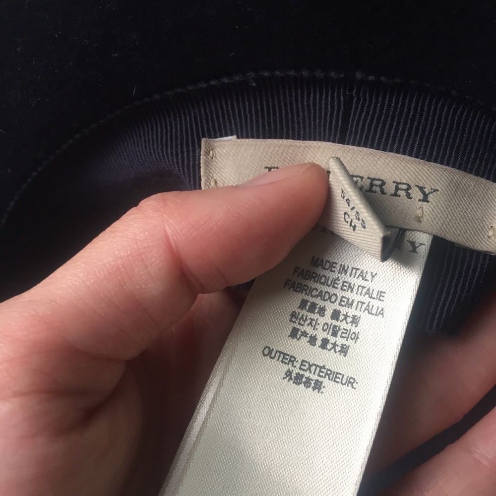 Burberry Rabbit Hair Fedora - Picture 3 of 4